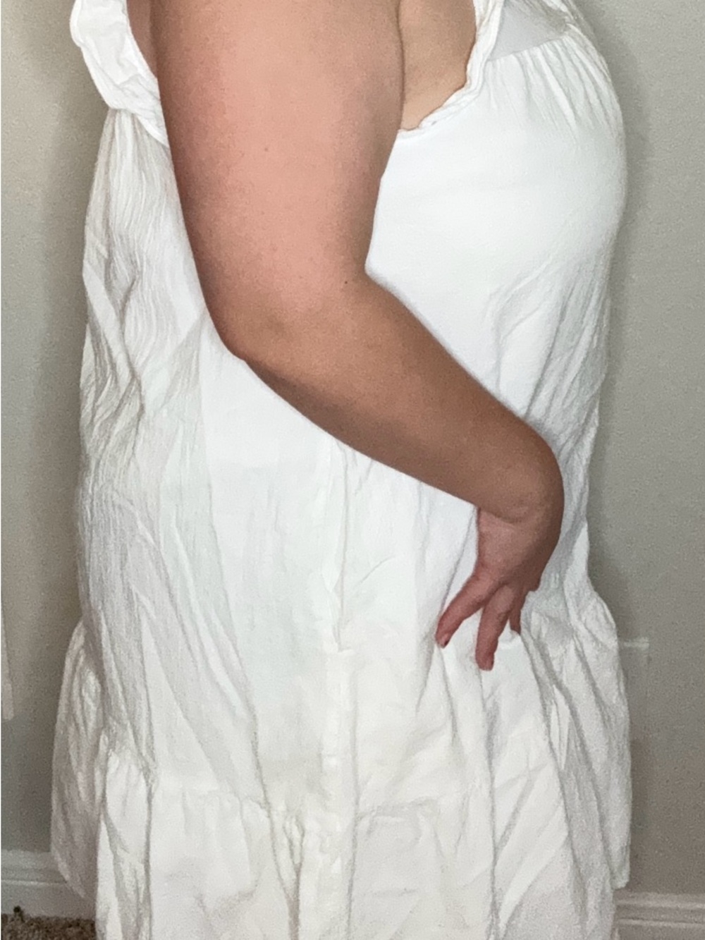 Universal Thread White Button-Front Sundress with Twisted Straps - Picture 8 of 10